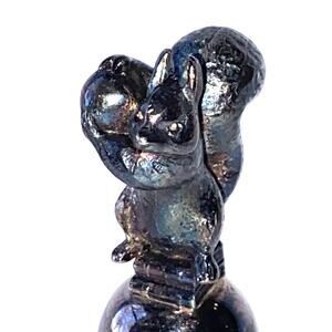 New England Collectors Society Bell Beatrix Potter Squirrel Nutkin Silver Plate